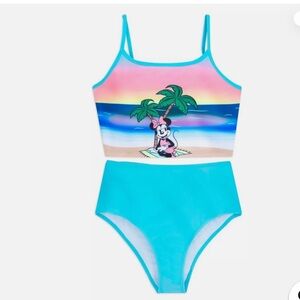 Disney Aulani Resort Minnie Mouse Two Piece Swimsuit for Women XS